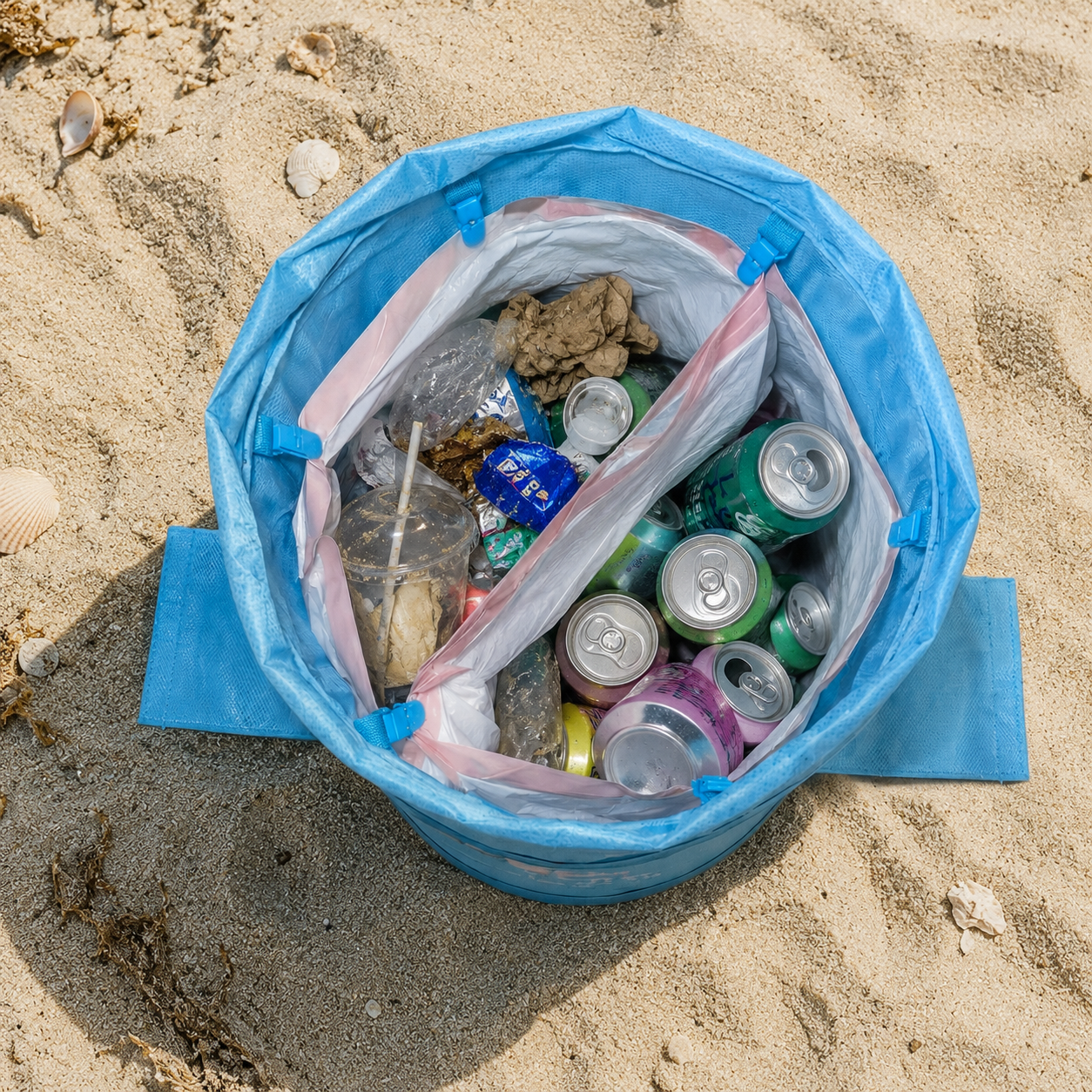 Clean Coastal BeachBin