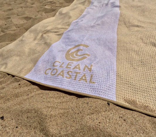 Waffle Microfiber Beach Towel