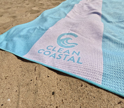 Waffle Microfiber Beach Towel