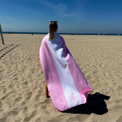 Waffle Microfiber Beach Towel